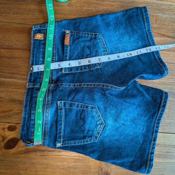 7 For All Mankind Denim Shorts | Kids 8 | Denim Blue - Picture 3 of 8